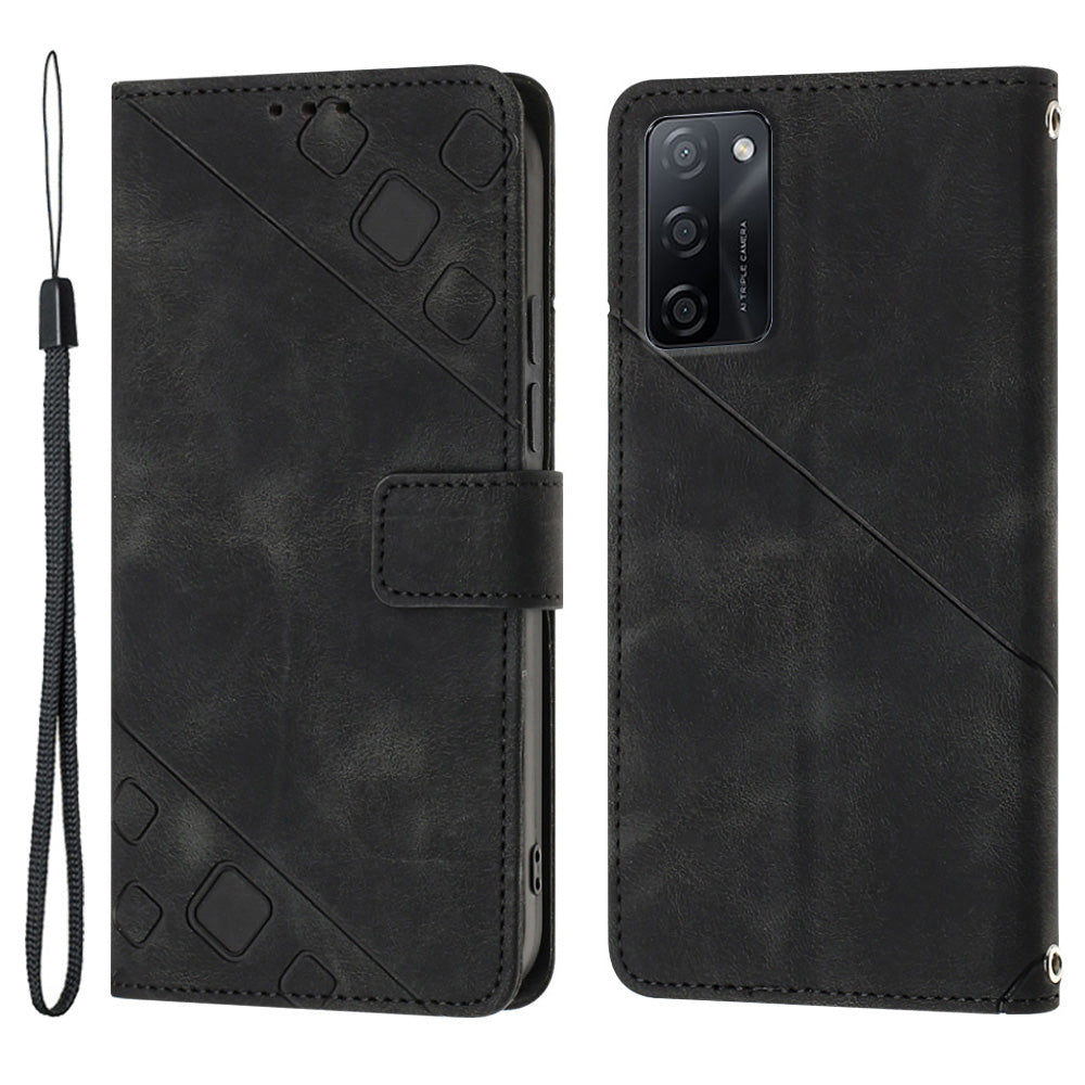 PT005 YB Imprinting Series-6 For Oppo A55s 5G Skin Touch Phone Shell Leather Stand Wallet Shockproof Case PT005 YB Imprinting Series-6 For Oppo A55s 5G Skin Touch Phone Shell Leather Stand Wallet Shockproof Case
